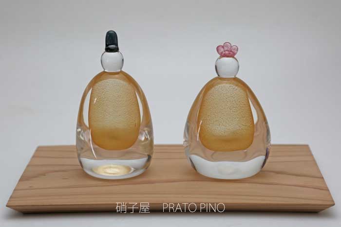 楽天市場】「雛人形-S 杉台」 ガラスのお雛様 雛人形 節句人形 手作り