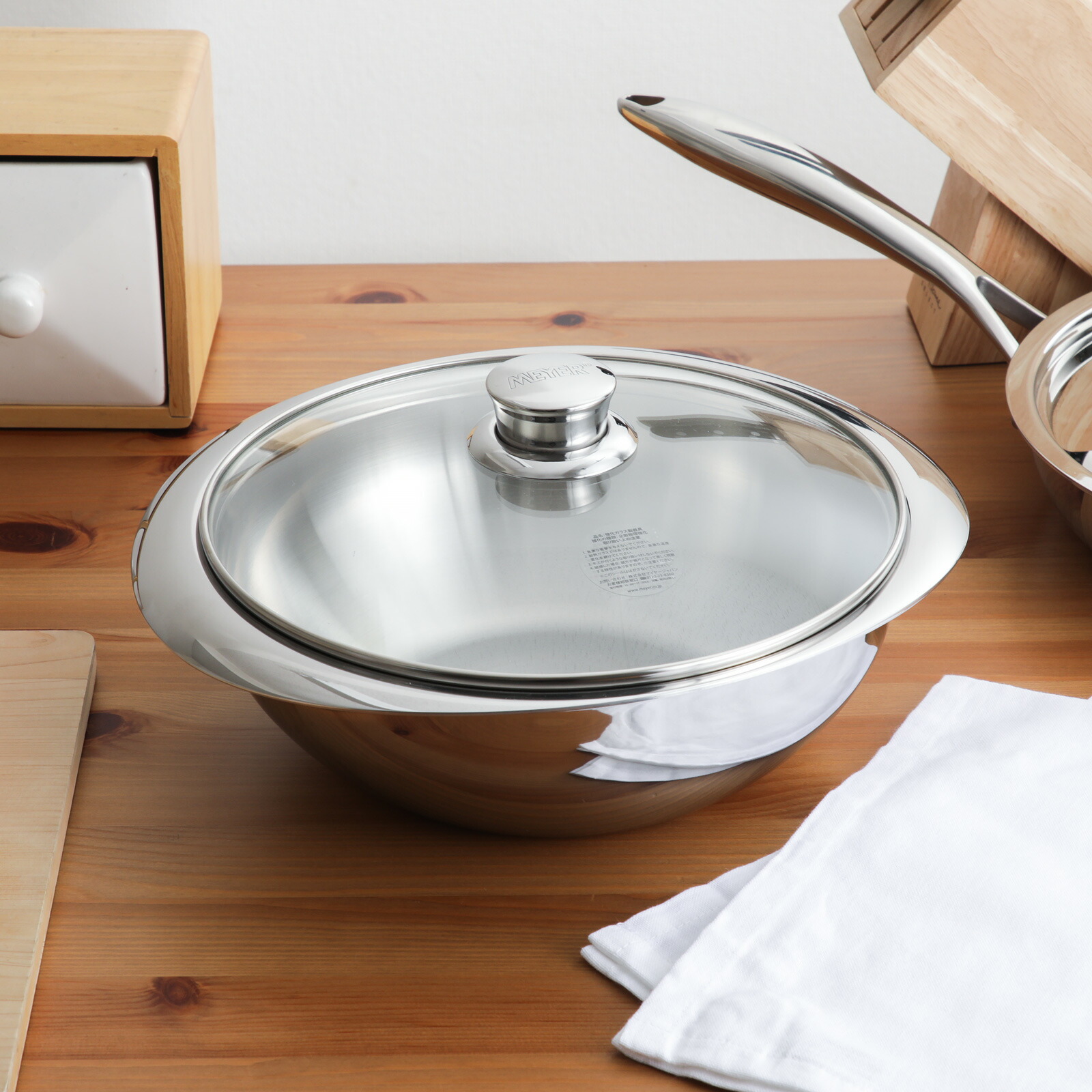 楽天市場】【レビュー特典あり】マイヤー ニューパン 24cm 鍋 ガラス蓋