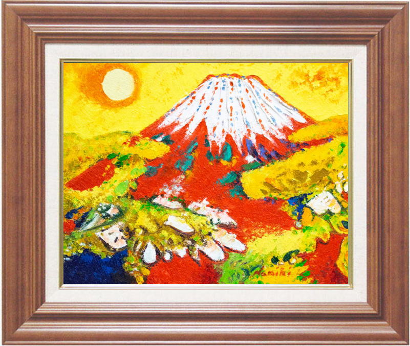 壺とオレンジ F6 油彩画 W41センチ×H32センチ 壺とオレンジ F6 油彩