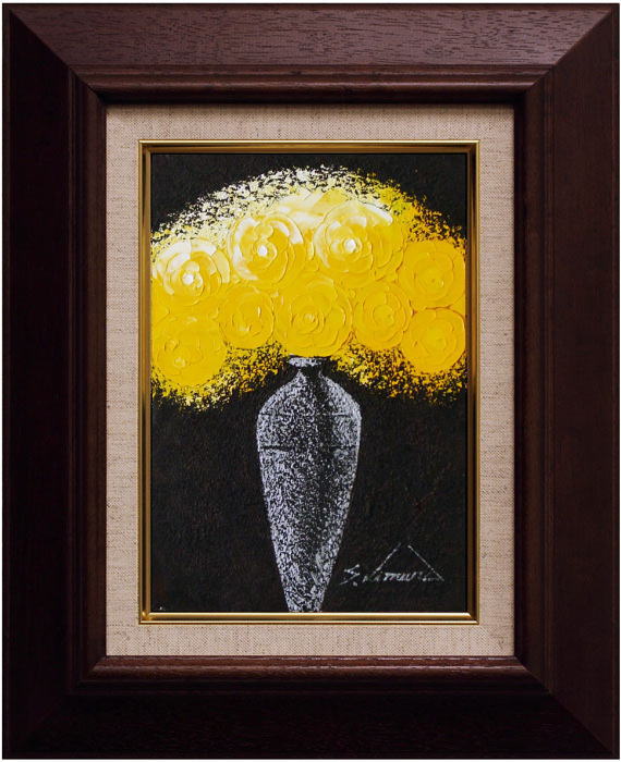 楽天市場】木村 茂『薔薇』油絵・油彩画 SМ（サムホール） : 内田画廊