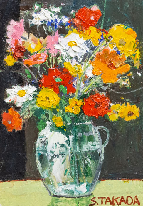 楽天市場】高田 悟 「 野の花 」 油絵 油彩画 SM サムホール 縦 : 内田画廊