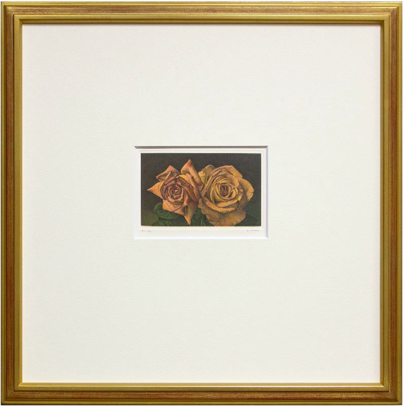 楽天市場】野田弘志 「 薔薇 」ー 版画集 目の記憶より ー 銅版画