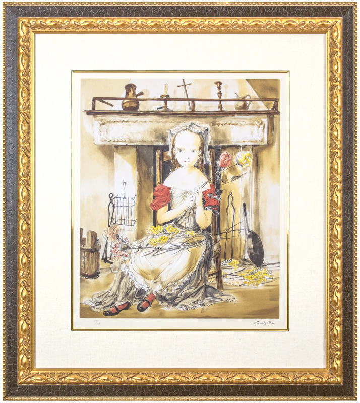 関拓司「リュードセーヌ」油彩画4号 本日限定価格】絵画 油絵 関 拓司