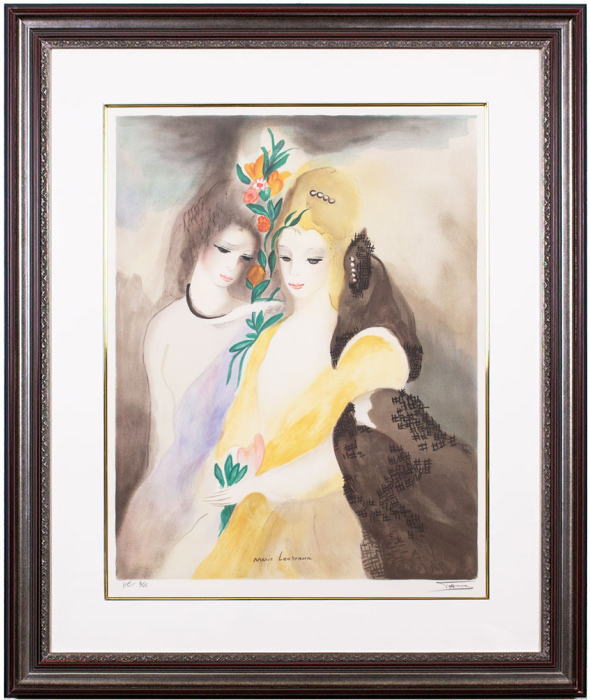 楽天市場】マリー・ローランサン 「 ファームブーケ 」 リトグラフ