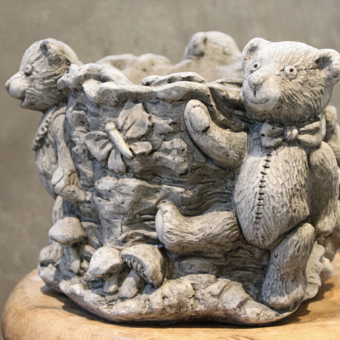 楽天市場】テディベアタブ TEDDY TUB 鉢 くま タブ ガーデニング
