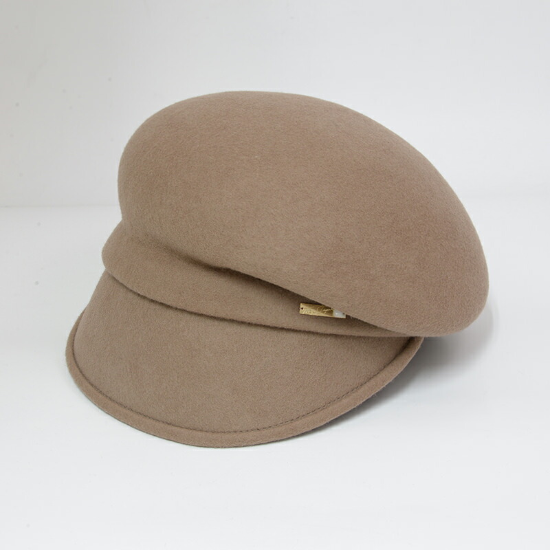 楽天市場】カシラ キャスケット ベージュ MAY FELT 帽子 CA4LA