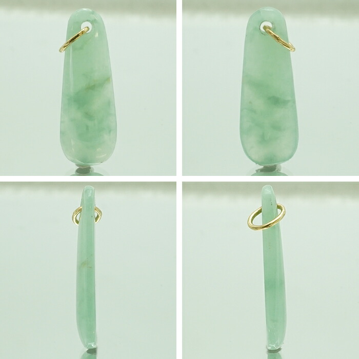 楽天市場】【 一点物 】糸魚川翡翠 原石 ペンダントトップ K18 日本銘