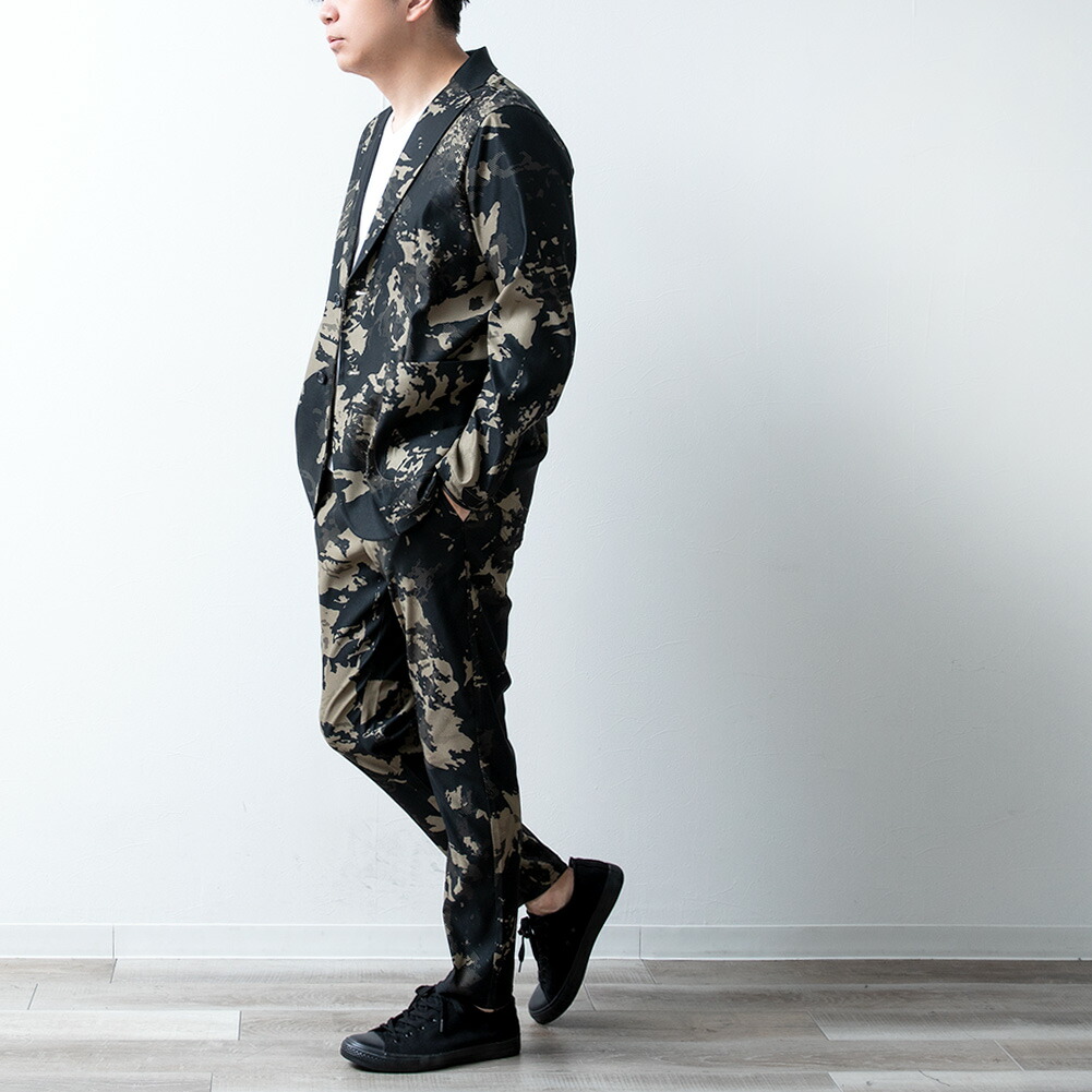 楽天市場】セットアップ メンズ テーラード ジャケット 洗えるスーツ