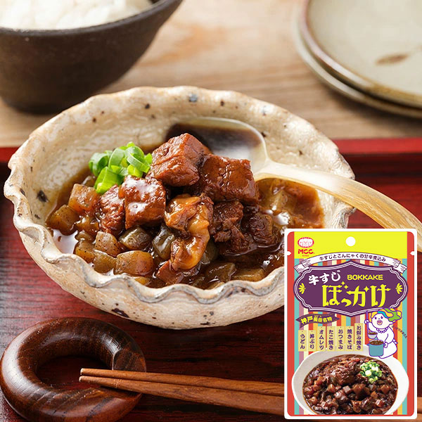 楽天市場】神戸 長田 名物 牛すじ ぼっかけ 80g×10パックセット｜牛