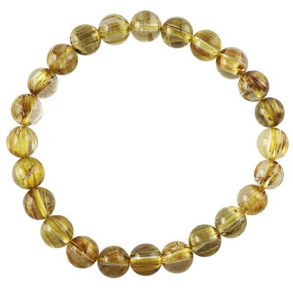 楽天市場】8.5mm 19.5cm 最高級 10A タイチンルチルクォーツ