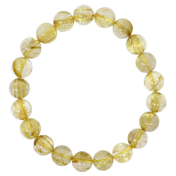 楽天市場】ルチルクォーツ ブレスレット 9mm 18cm 7A級 金針ルチル