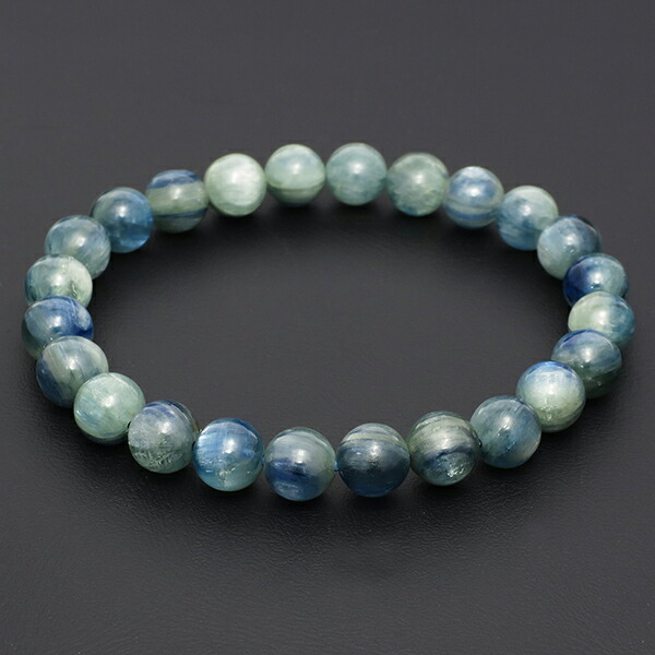 楽天市場】グリーンブルー カイヤナイト ブレスレット 7mm 16cm