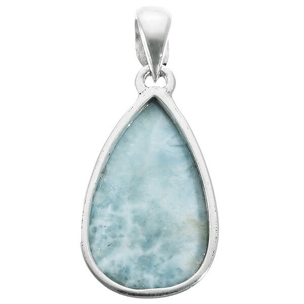 楽天市場】ラリマー シルバー ペンダントトップ 雫 天然石