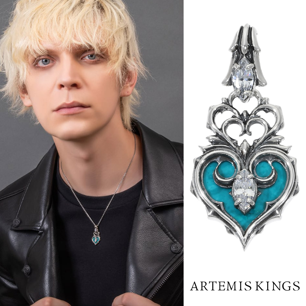 楽天市場】アルテミスキングス ハートオブジオーシャン ペンダント