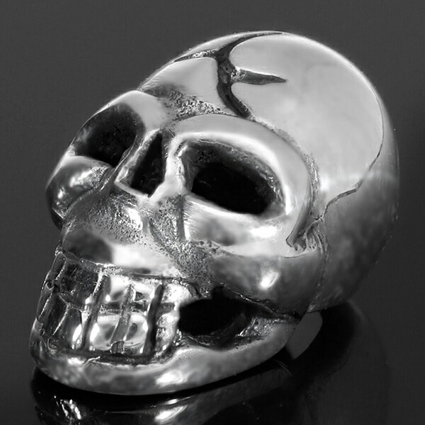 楽天市場】スカル ドクロ ブラック シルバービーズ 1個売り 粒売り