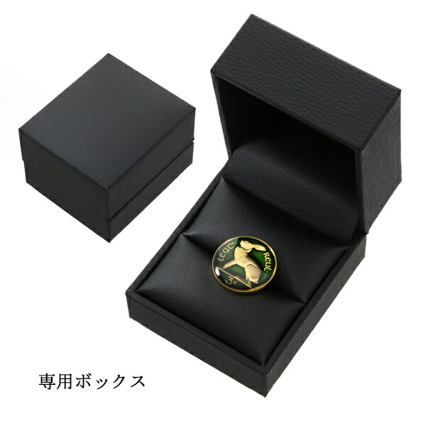 楽天市場】うさぎ アイルランド 3ペンスコイン ピンバッチ ブローチ