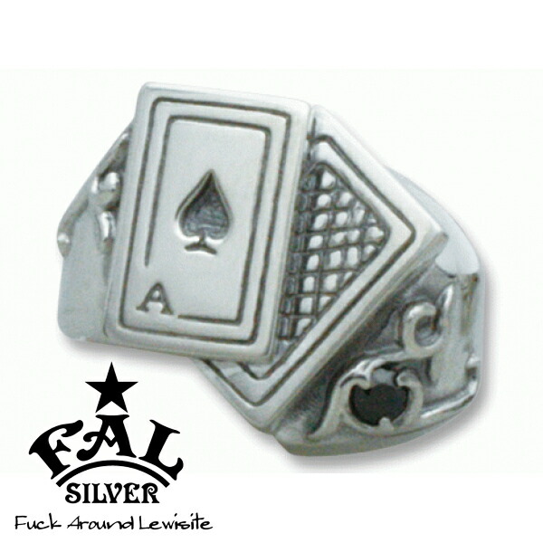 楽天市場】F.A.L インディビジュアルカードスペードリング リング