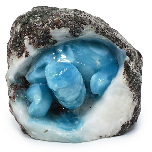 楽天市場】ラリマー 亀 原石 彫刻 876g 天然石 パワーストーン