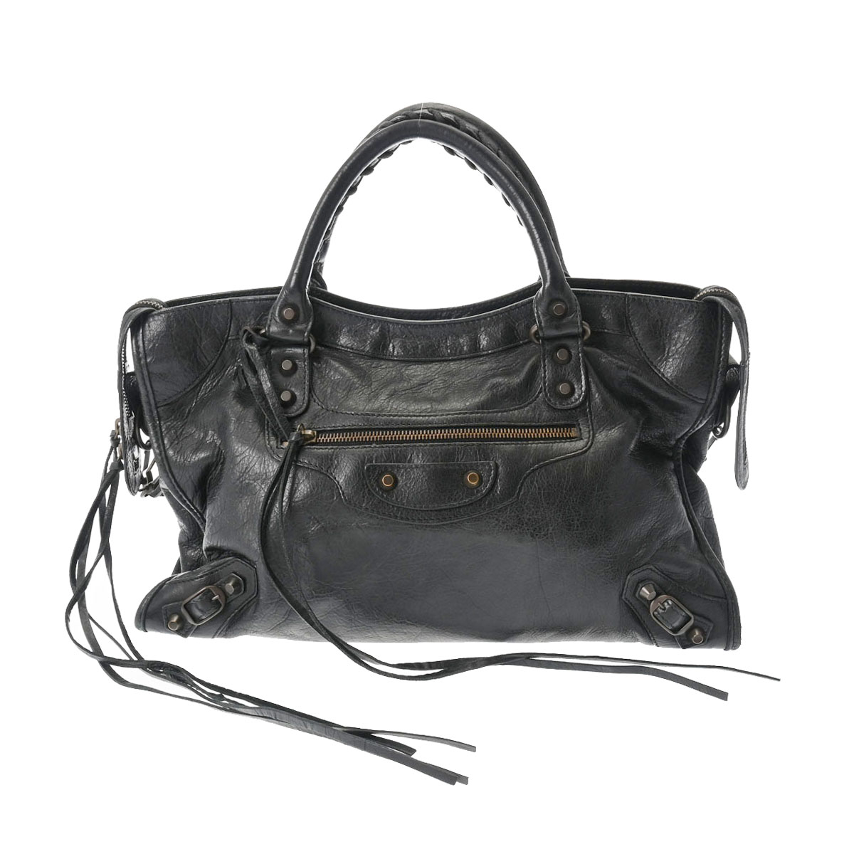 楽天市場】BALENCIAGA バレンシアガ ザ シティ 黒 115748 レディース