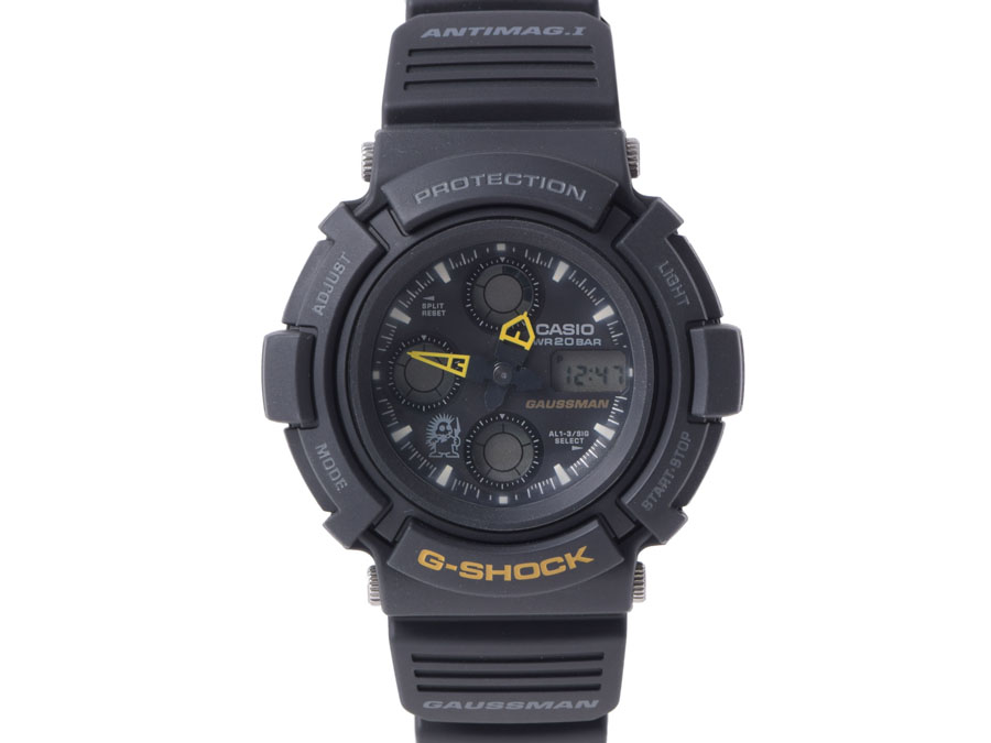 楽天市場】カシオ・CASIO G-SHOCK ガウスマン AW-571BM-1T 黒【中古