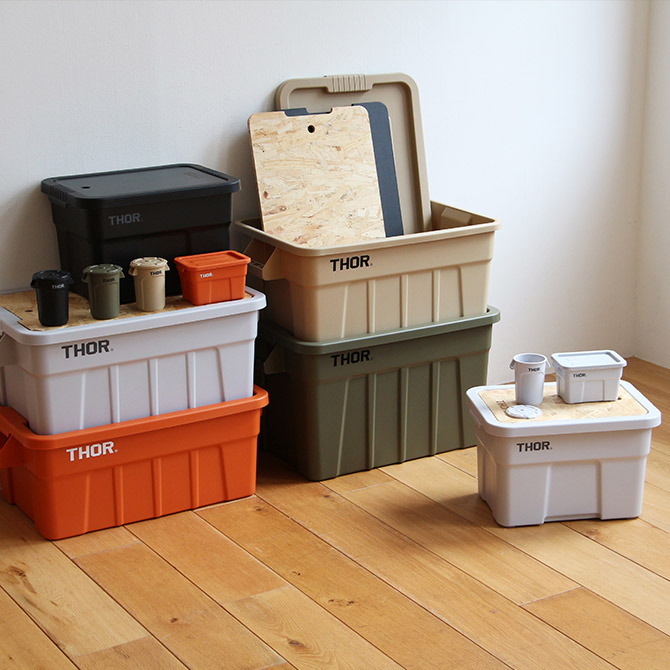 楽天市場】THOR ソー LARGE TOTES WITH LID 22L 【メッセージカード