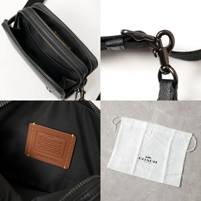 楽天市場】COACH コーチ ショルダーバッグ チャーター CR782 BLK