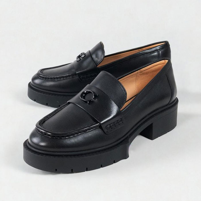 楽天市場】COACH コーチ ローファー CB990 LEAH LOAFER リア