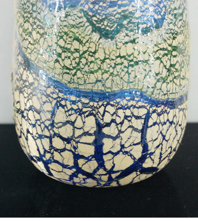 楽天市場】【送料無料】【稲嶺盛一郎作】 琉球ガラス 特大花瓶 生花