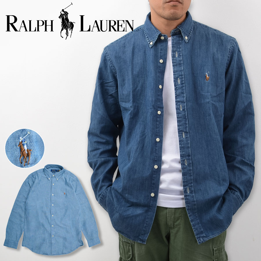 楽天市場】ポロ・ラルフローレン POLO RALPH LAUREN 長袖シャツ デニム