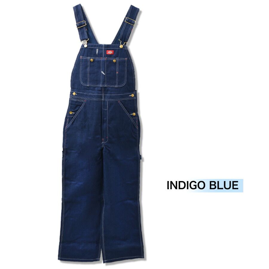 楽天市場】ディッキーズ Dickies オーバーオール デニム INDIGO BIB