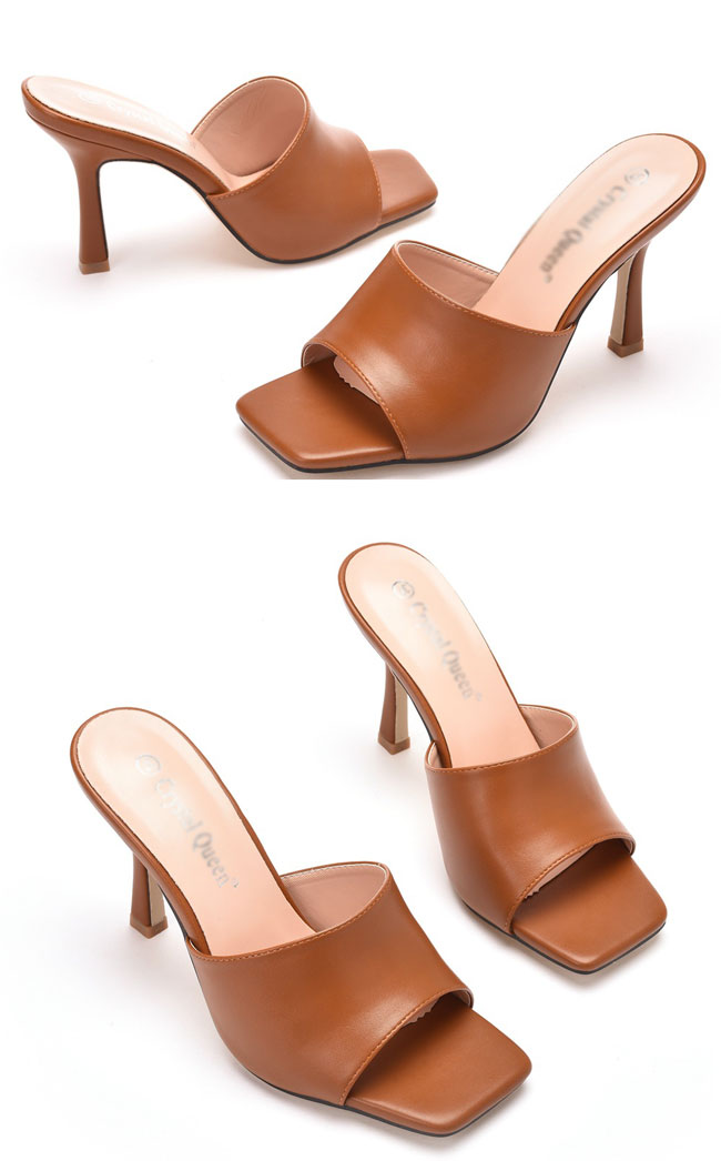 楽天市場】ミュール サンダル 9センチ オープントゥ オープントゥ