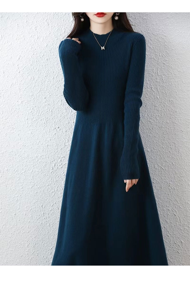 楽天市場】【送料無料】 ニットワンピース レディース リブワンピース