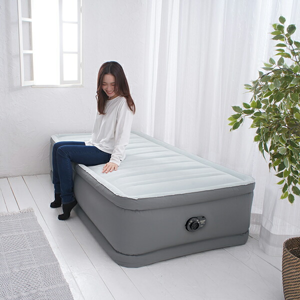 楽天市場】【正規販売店】 インテックス Intex エアーベッド シングル