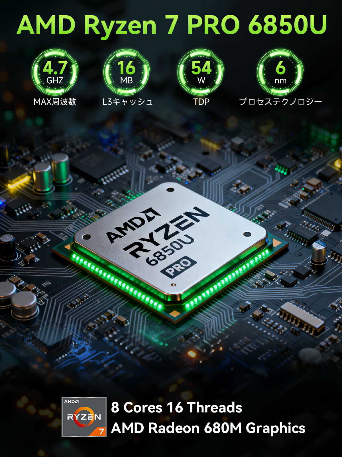 楽天市場】【クーポンで73,990円】GMKtec ミニpc M7 Ultra【AMD Ryzen