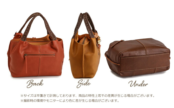 楽天市場】SACURA 日本製 シュリンクレザーハンドバッグ「FLORESCO