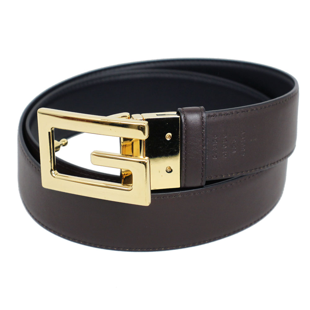 楽天市場】グッチ ベルト メンズ GUCCI リバーシブルベルト ブラック