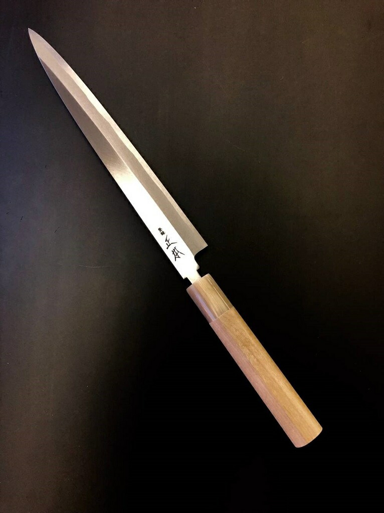 楽天市場】包丁 正本総本店 霞 玉白鋼柳刃刺身包丁240mm KK0424 : 極妙厨房