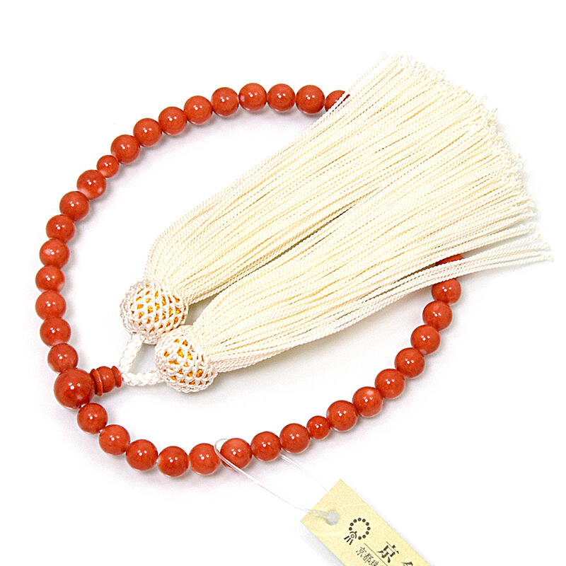 楽天市場】【珊瑚数珠】『本珊瑚（赤珊瑚）』※染めてない天然赤珊瑚