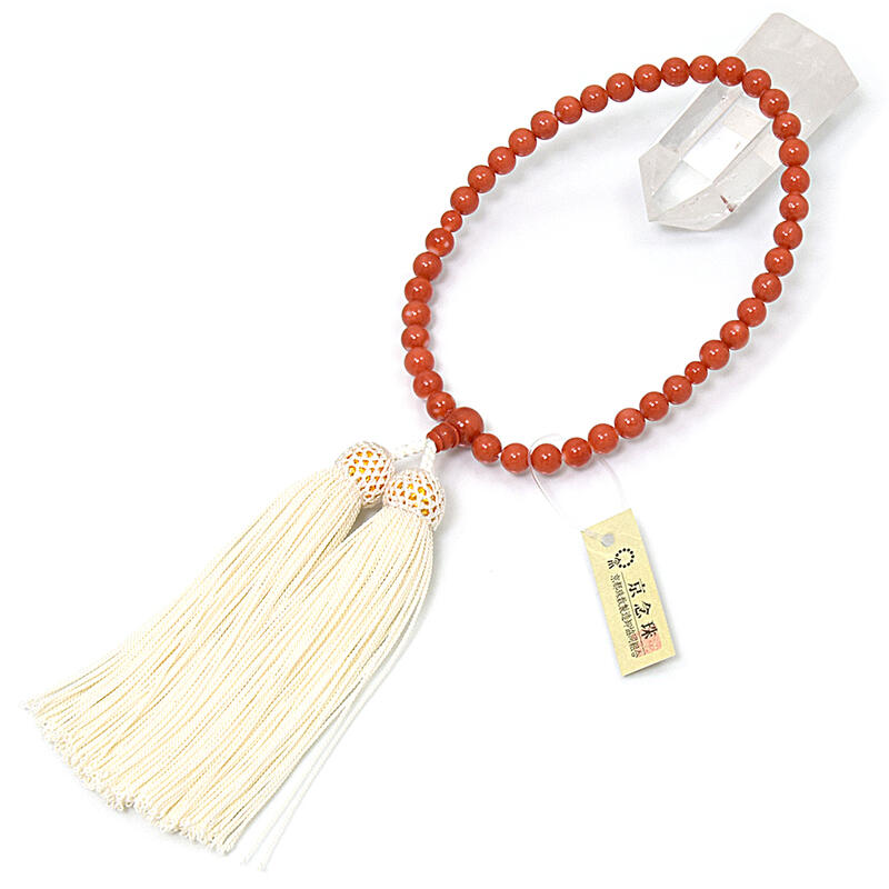 楽天市場】【珊瑚数珠】『本珊瑚（赤珊瑚）』※染めてない天然赤珊瑚