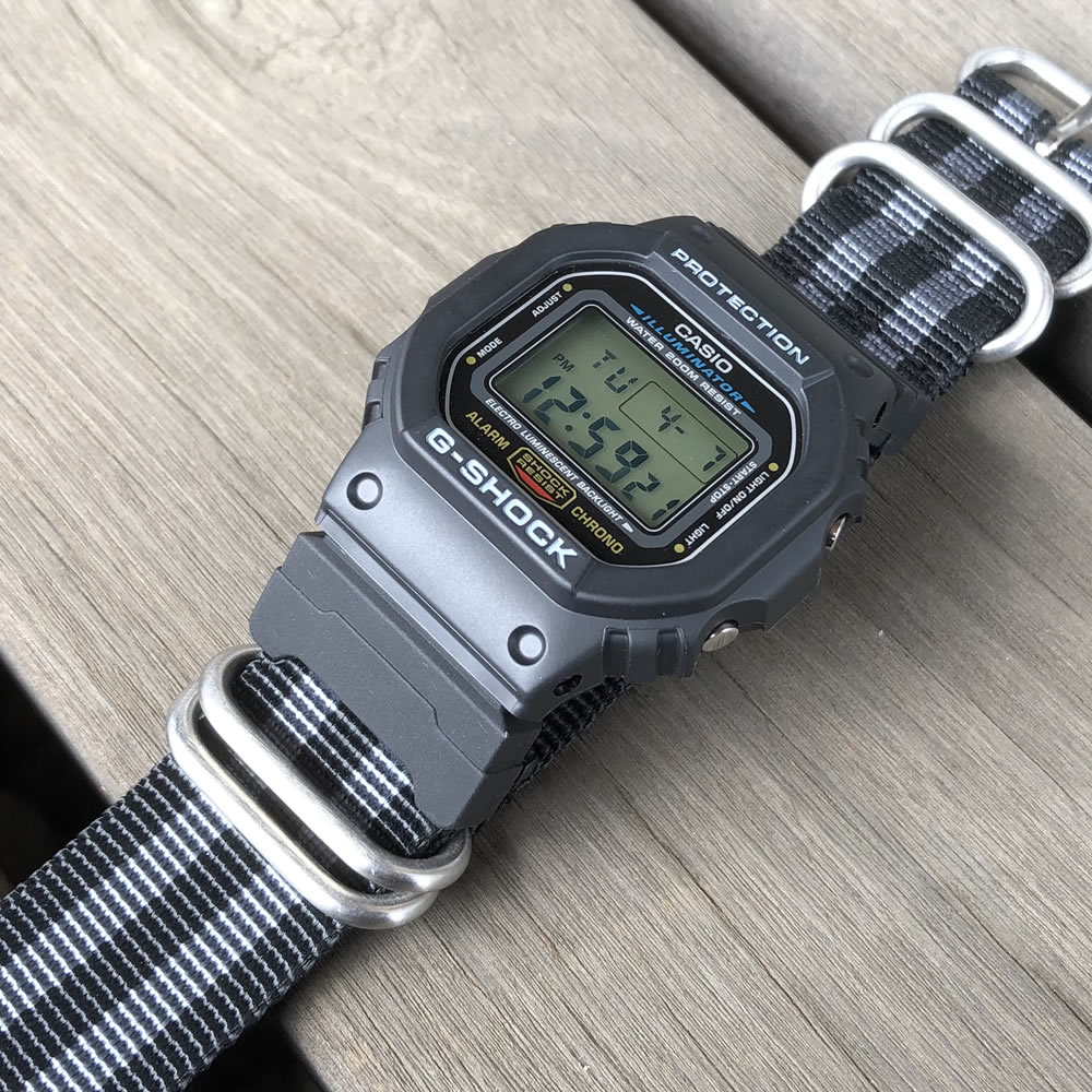 楽天市場】CASIOのG-SHOCK/カシオのGショック対応 アダプター付き NATO