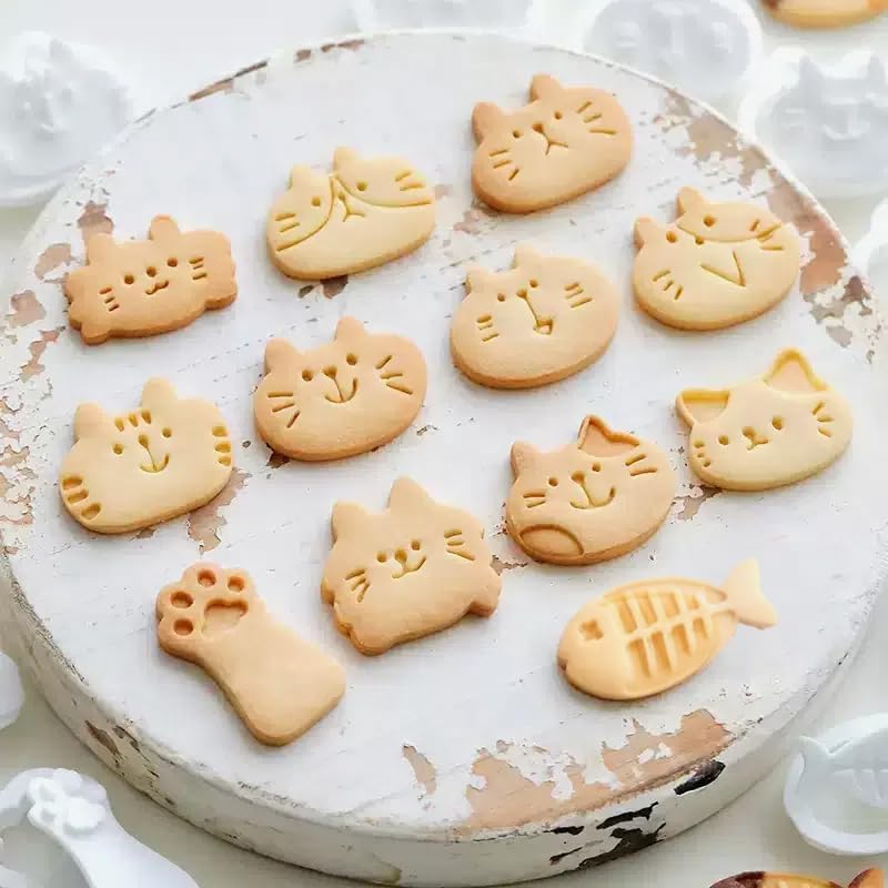 楽天市場】KUNNKENN クッキー型 【ねこ・肉球 ・魚など12種から