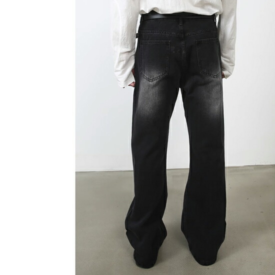 楽天市場】デニムパンツ メンズ ブーツカットパンツ モード系 デニム