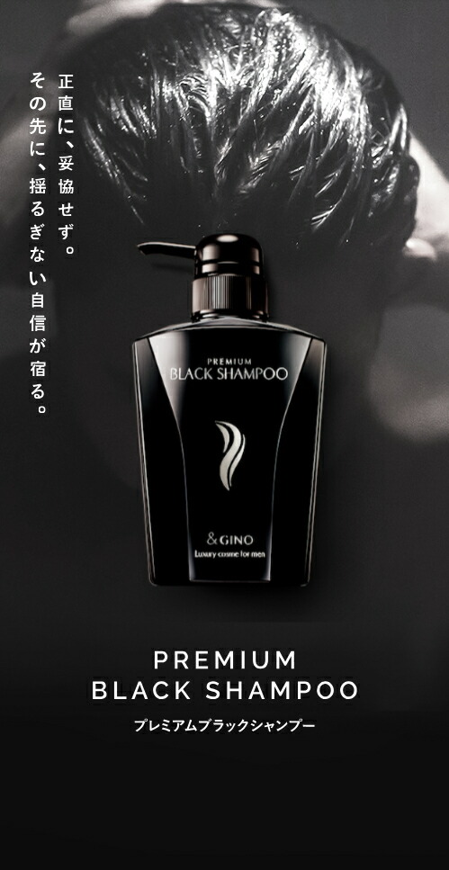 新品/未開封】&GINO プレミアムブラックシャンプー 2本セット &GINO