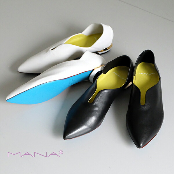 楽天市場】MANA マナ スリッポン ふかふかバブーシュ本革 ポインテッド