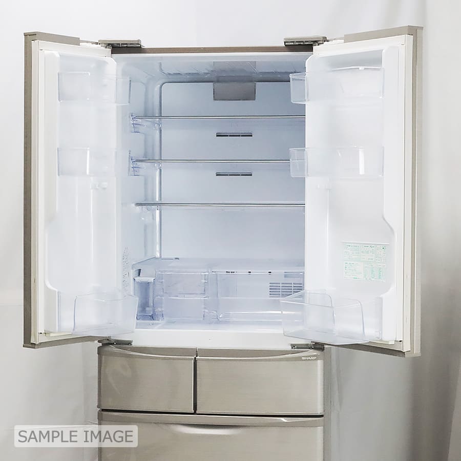 楽天市場】【中古/屋内搬入付き】シャープ 冷蔵庫 フレンチ6ドア 455L