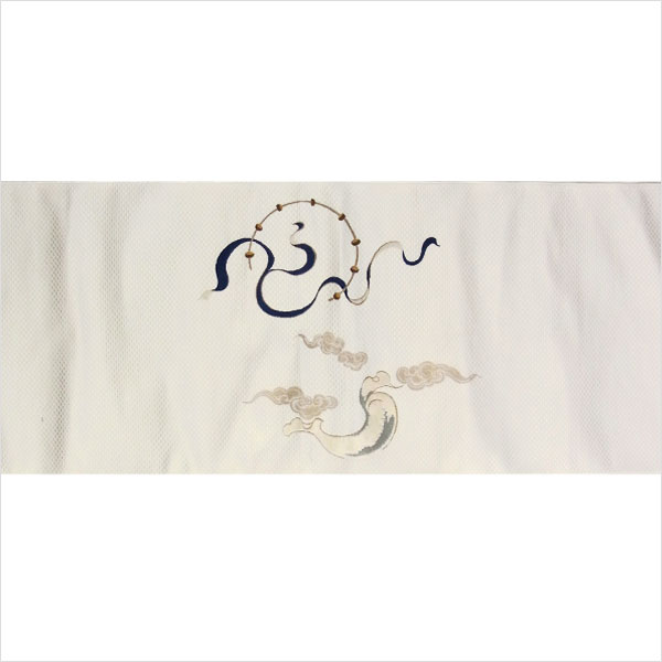 楽天市場】名古屋帯 正絹 白 俵屋宗達風神雷神 ホワイト 京玉響 西陣織