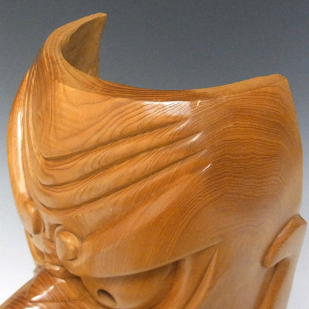 楽天市場】大天狗の面 高さ30cm 木彫り 天狗面 壁掛け用 お面 日本仏師