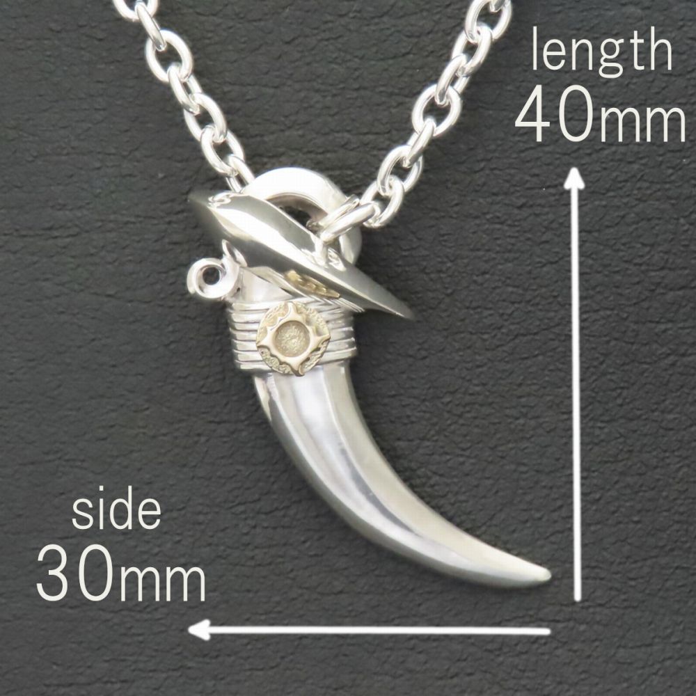 楽天市場】イーグルクローネックレス シルバー925 × K18YG 【刻印無料