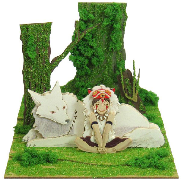 楽天市場】もののけ姫 みにちゅあーとキットmini【サンと山犬】（MP07