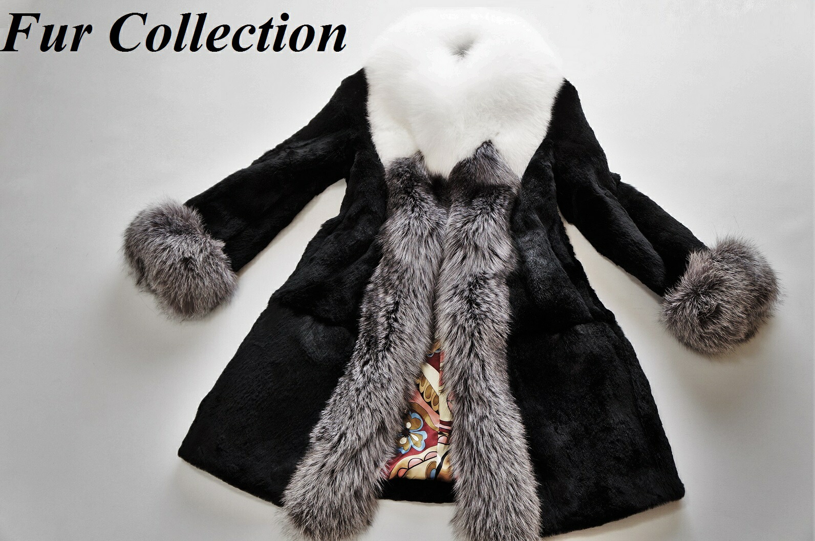 楽天市場】シルバーフォックスファー＆レッキスリアルファーコート